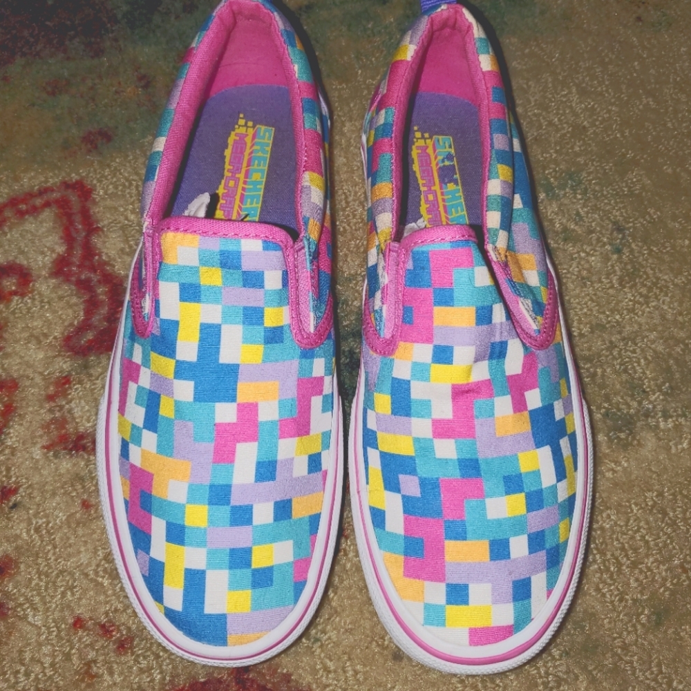 Skechers Power Pixel Slip On Sneakers